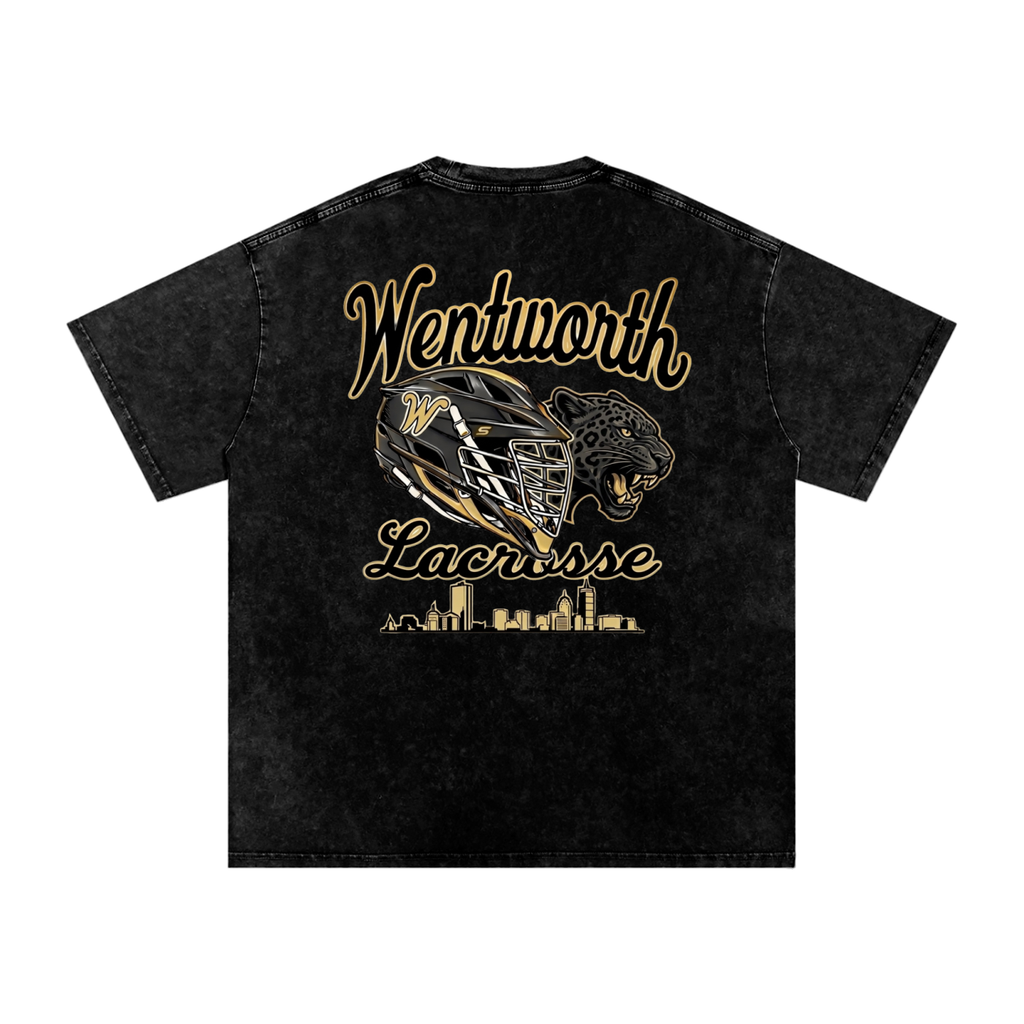 Wentworth Snow Washed Oversized Cotton T-Shirt