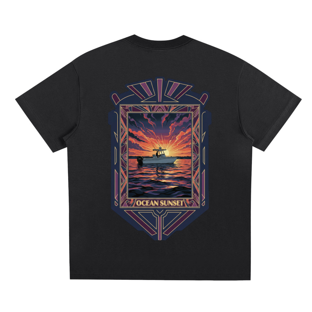 boat,sunset