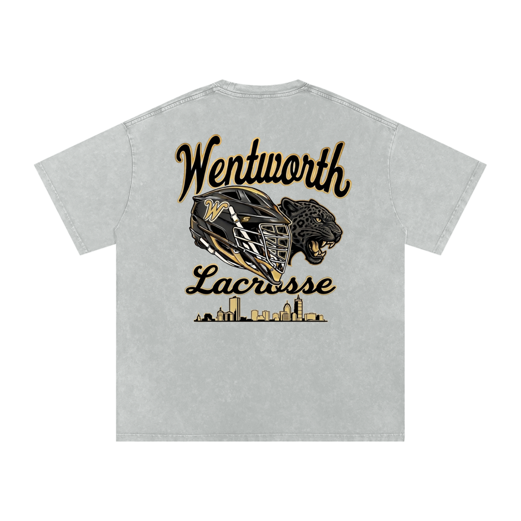 Wentworth Snow Washed Oversized Cotton T-Shirt