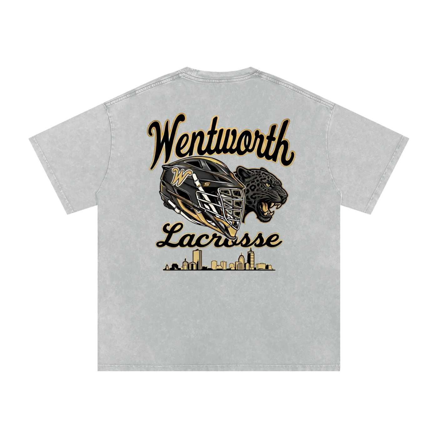 Wentworth Snow Washed Oversized Cotton T-Shirt