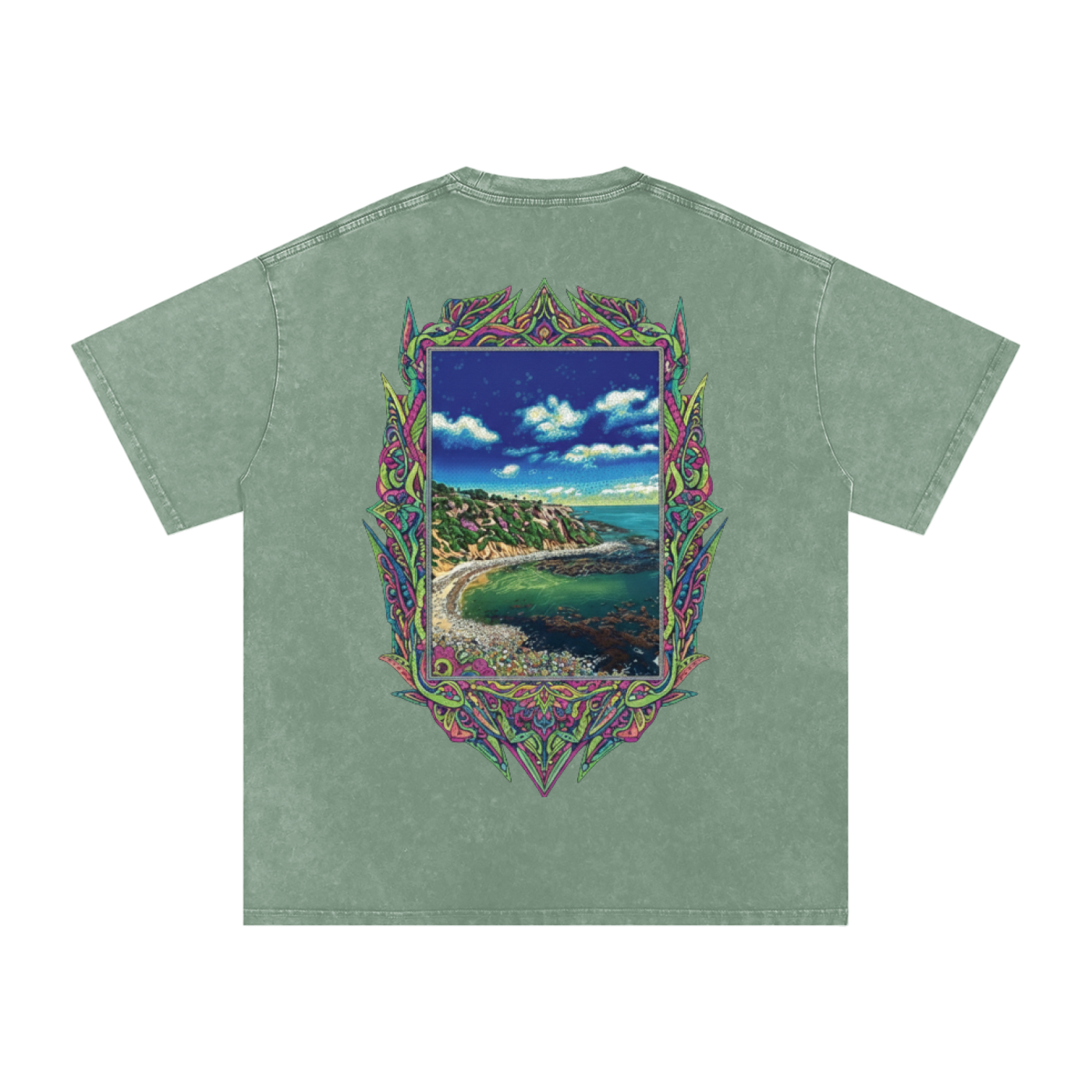 Sacred Serenity, Palos Verdes Coastline Premium Tee
