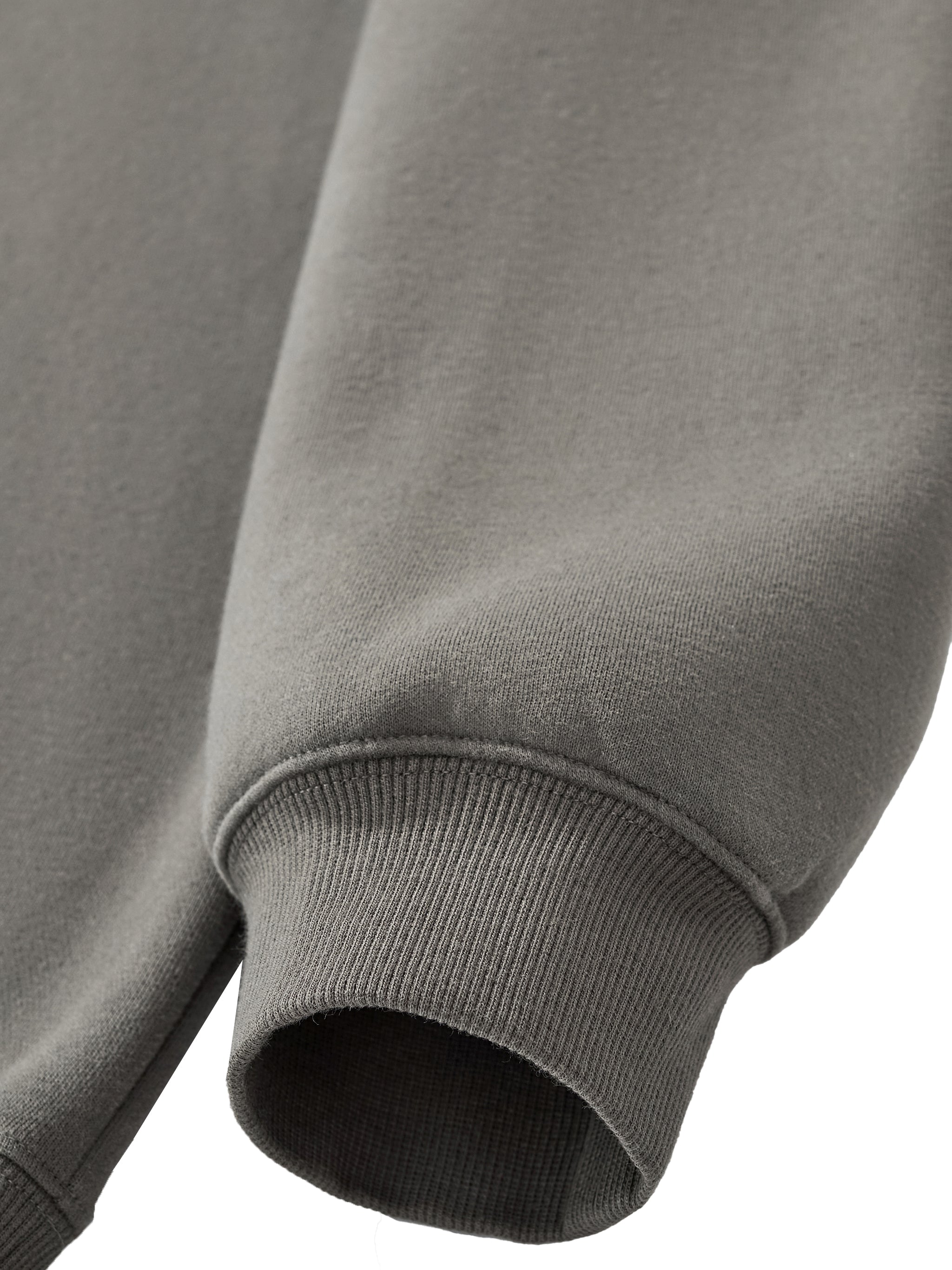 White Lightning "full throttle" Fleeced Boxy Hoodie