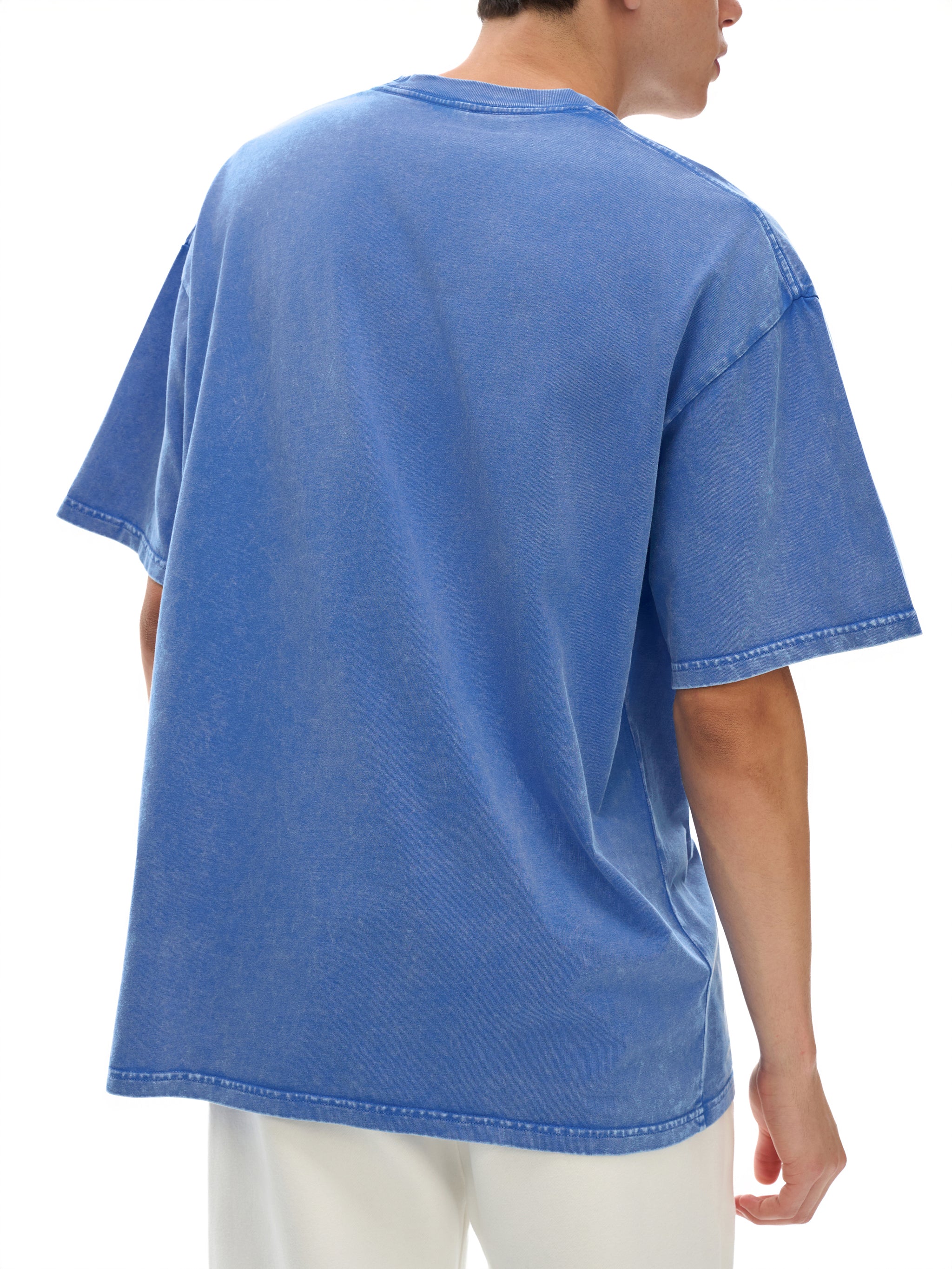 Wentworth Snow Washed Oversized Cotton T-Shirt