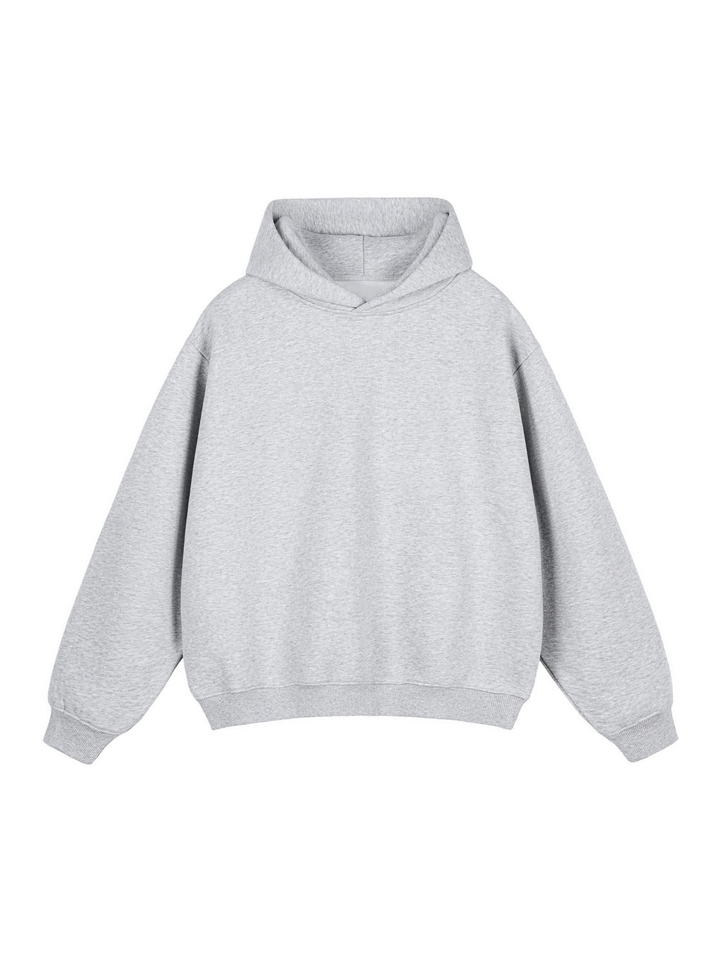 White Lightning "full throttle" Fleeced Boxy Hoodie