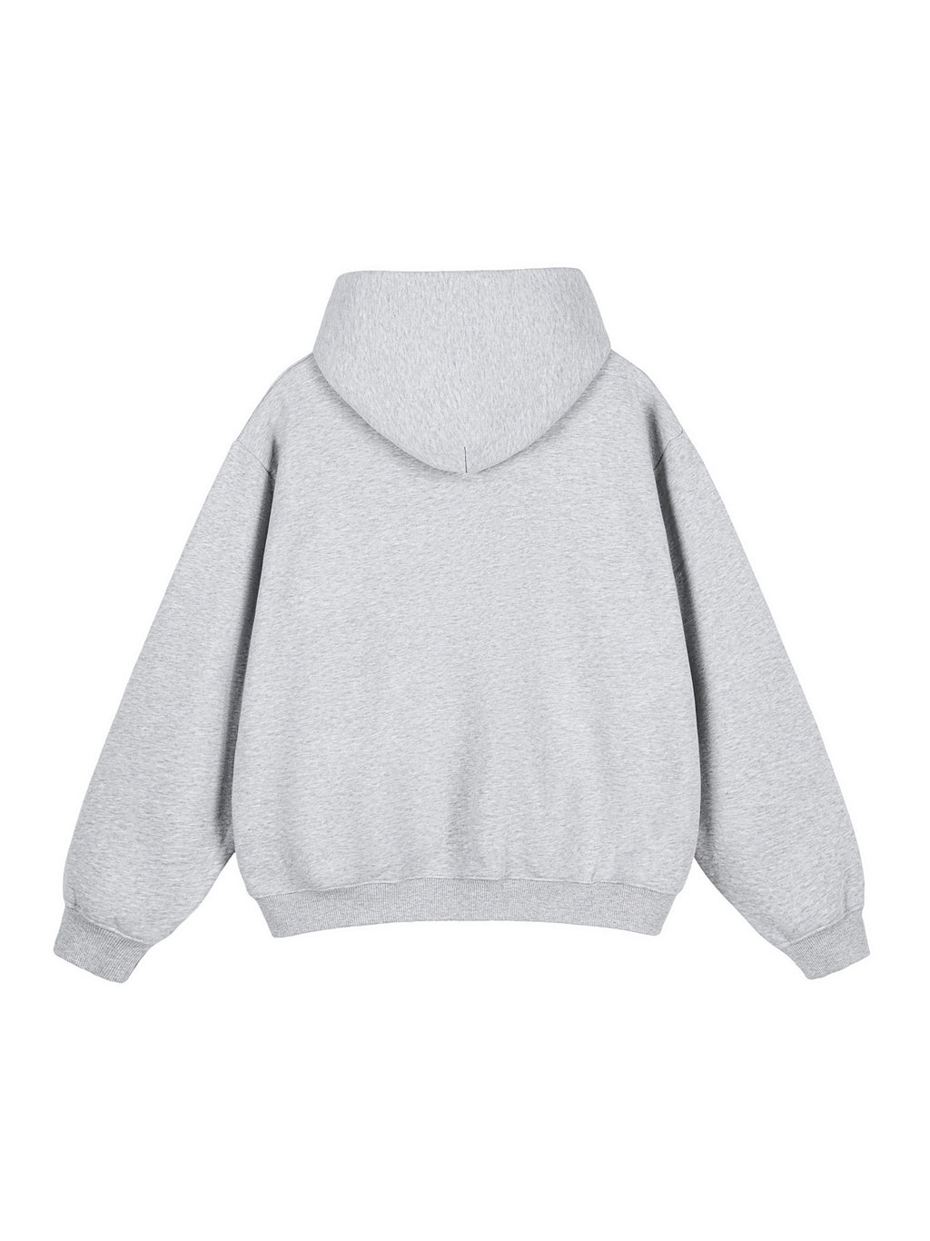 White Lightning "full throttle" Fleeced Boxy Hoodie